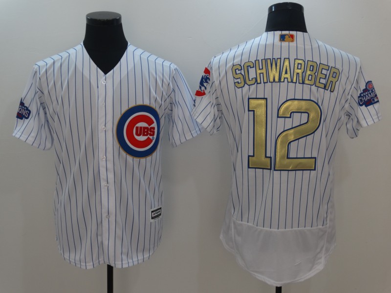 CUBS White 2017 Gold Program Jerseys-045